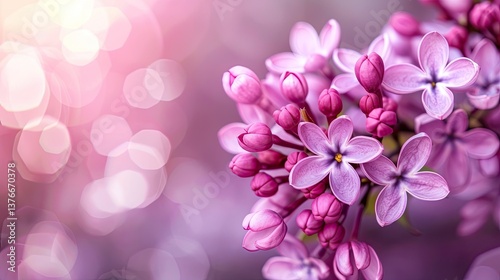 delicate pink flowers