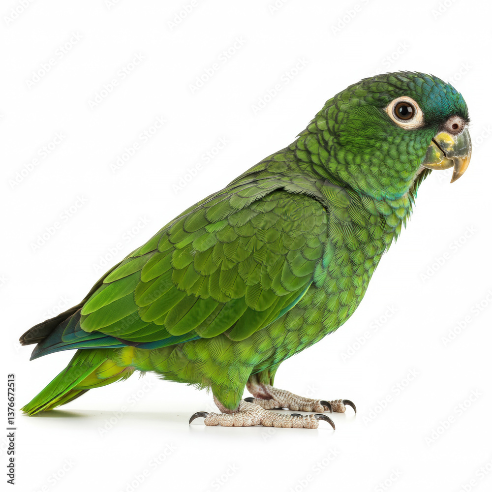 Obraz premium Amazon Parrot on a white background
