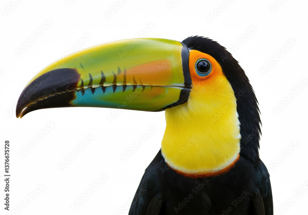 Fototapeta premium Toucan isolated on a white background