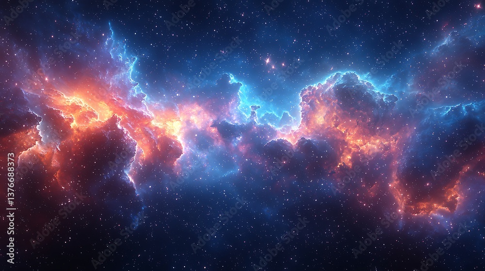 Fototapeta premium abstract space background