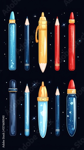 Cosmic Stationery Set.