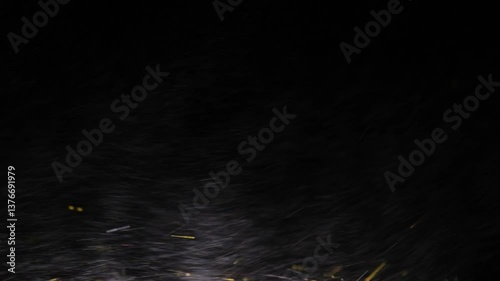 Flying Dust and Particles in Dark Wind