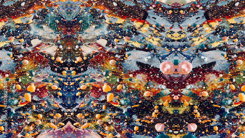 Abstract art background . Hand painting artwork on canvas .