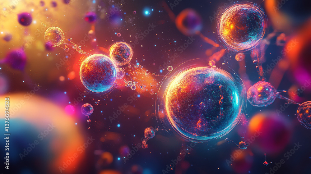 Nanotechnology in modern science. Future technologies in study of structure of nanomaterials. 3D illustration of atomic grid on a high-tech background Nanotechnology in modern science. Future technologies in study of structure of nanomaterials. 3D illustration of atomic grid on a high-tech background