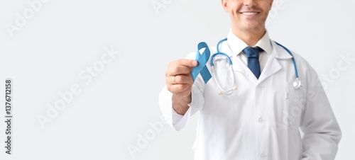 Male doctor with prostate c...