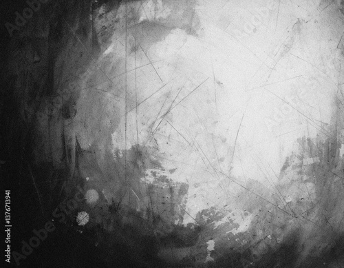 Textured abstract black and white background grunge texture 