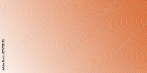 Abstract wave pattern in warm tones creates a calming visual experience in modern design