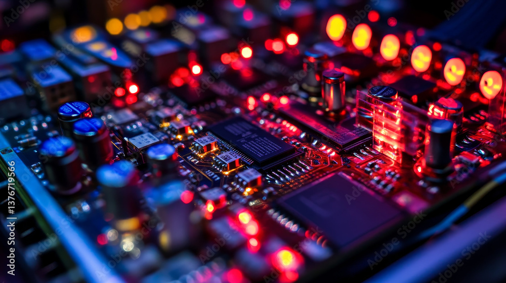 Blockchain in global digital network, quantum computer, nanotechnological circuit, high-tech processor and cybertechnology. 3D illustration of nanostructured data blocks in a secure server Blockchain in global digital network, quantum computer, nanotechnological circuit, high-tech processor and cybertechnology. 3D illustration of nanostructured data blocks in a secure server