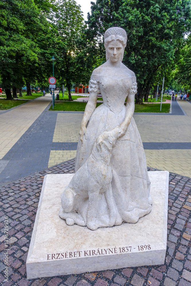 Erzsebet Kiralyne, 1837-1898, Keszthely, Balaton, Ungarn, Westun