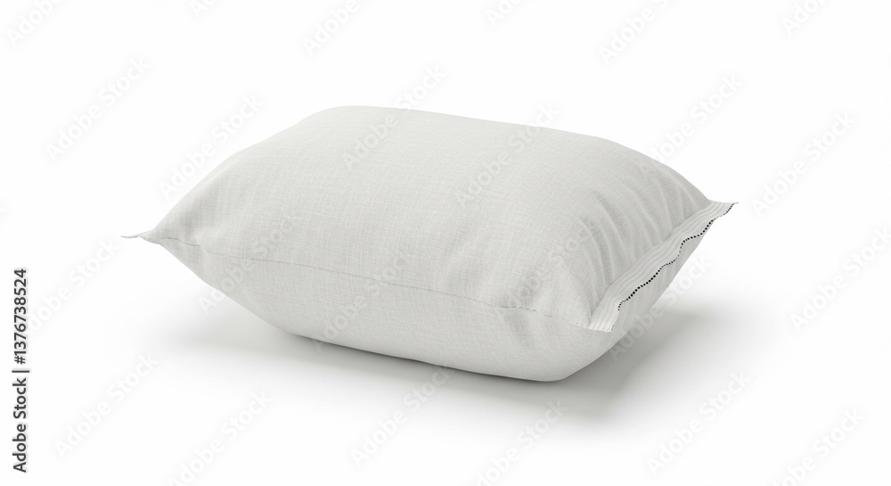 Obraz premium 白い背景に隔離された砂糖袋