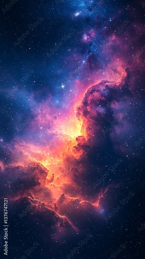 Fototapeta premium sunset in space