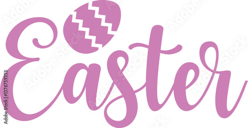 Wallpaper Mural Easter typography clip art design on plain white transparent isolated background for card, shirt, hoodie, sweatshirt, apparel, tag, mug, icon, poster or badge Torontodigital.ca
