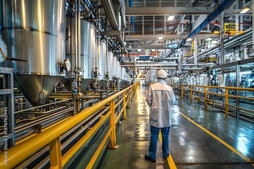 Fototapeta premium Interior of a factory