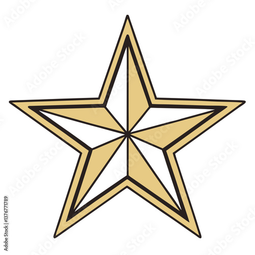 melancholic splendid A minimal icon of a star. Sharp edges, flat color, single-weight stroke. VECTOR FORMAT with Scalable Design. detailed