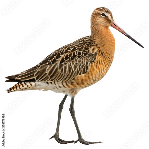bar tailed godwit png, transparent background