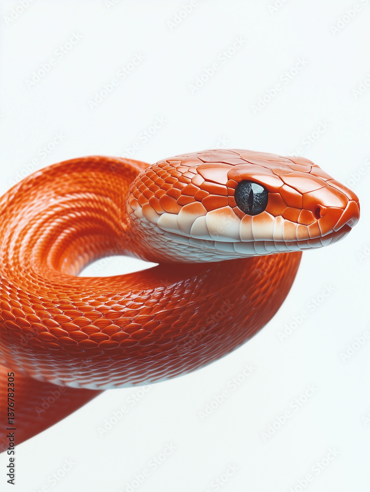 Fototapeta premium a small red snake