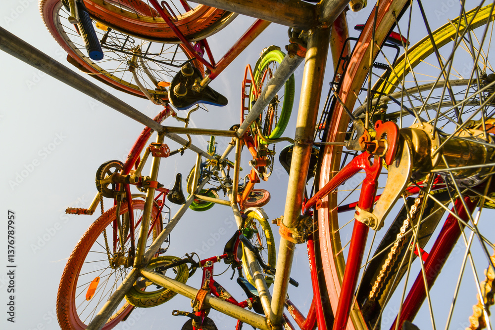 Fahrrad, Burgenland, Österreich, Neusiedlersee Seewinkel
