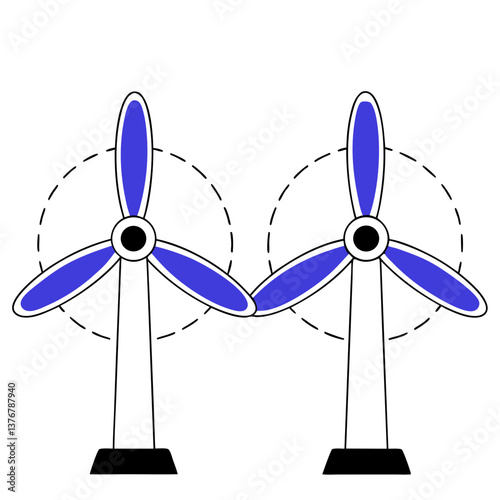 extraordinary coveted Symmetrical depiction of a turbine. Clean lines. Flat color. Scalable design. VECTOR FORMAT with Scalable Design.