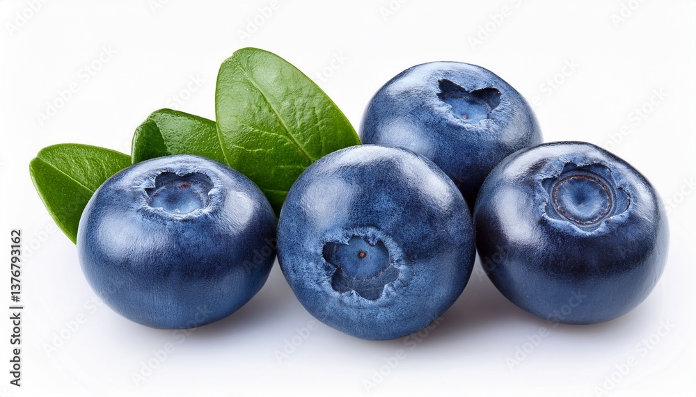 blueberries on a white background blueberries on a white background