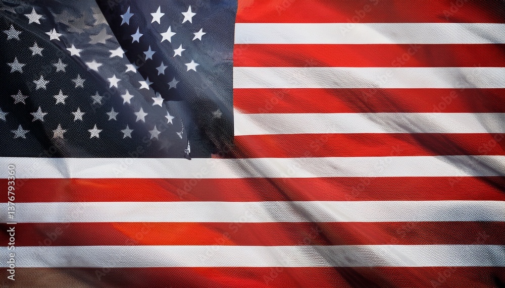 Fototapeta premium first responders american flag thin line