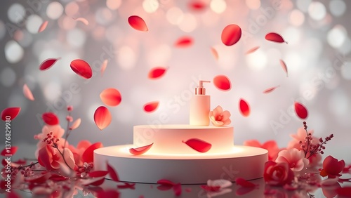 Lemon Glow: Elegant Stone Formations in Light Studio Aesthetics