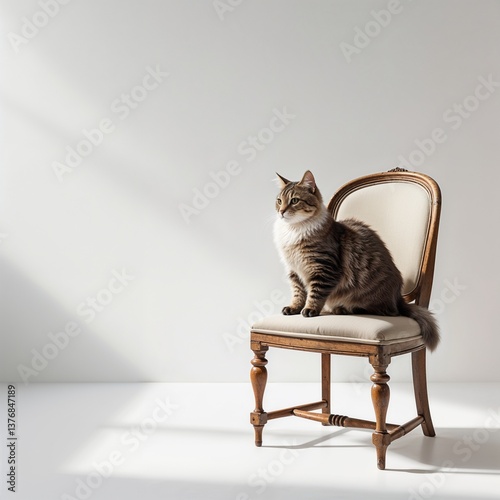 Charming Cat in a Sunbeam