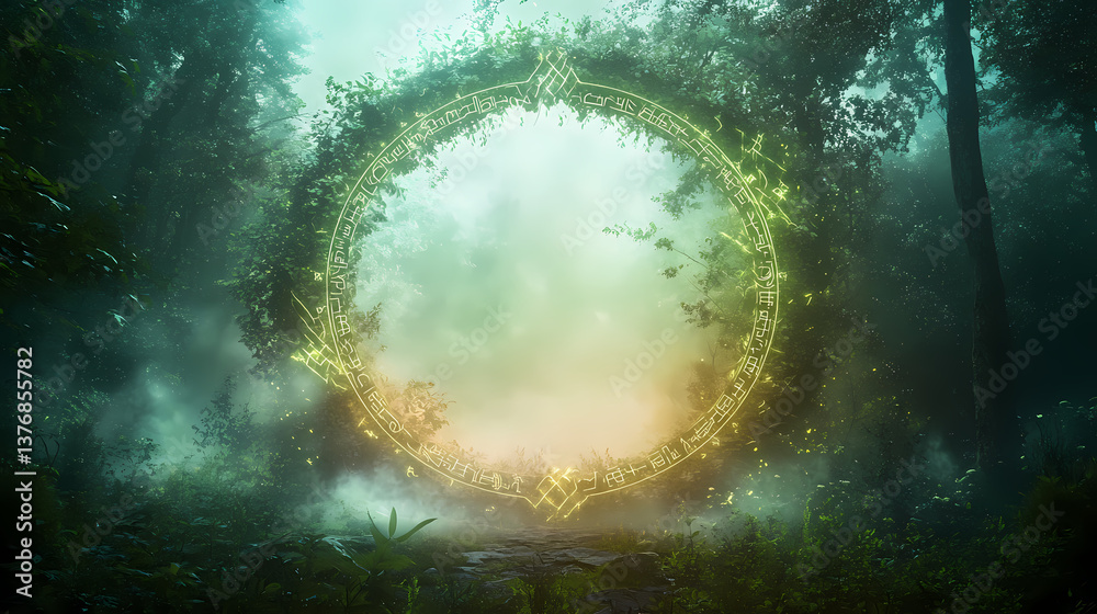 glowing mystical portal