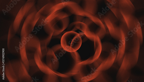 abstract background with red circles