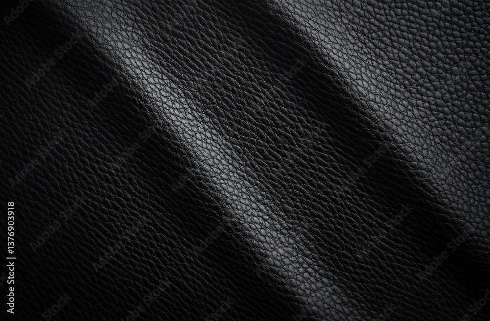 Hyper-realistic Black Leather Texture Detail Hyper-realistic Black Leather Texture Detail