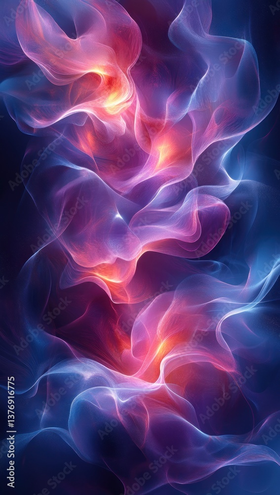 Fototapeta premium Vibrant Abstract Composition with Colorful 3D Spheres Floating in Minimalistic Design