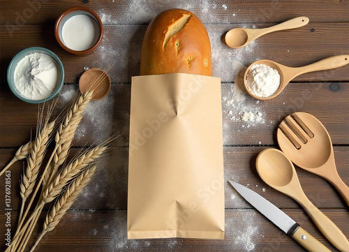 bread in paper