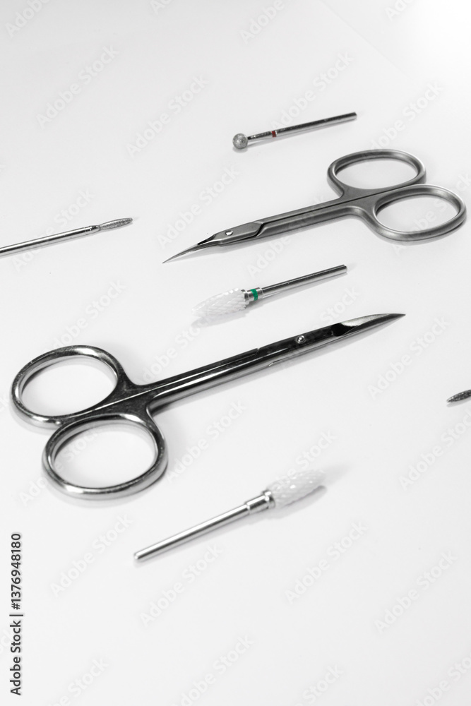 Scissors And Head Set For Grinder Manicure Attribute Scissors And Head Set For Grinder Manicure Attribute