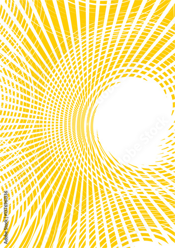 Background image, using yellow lines, arranged to create an image, used as a background.
