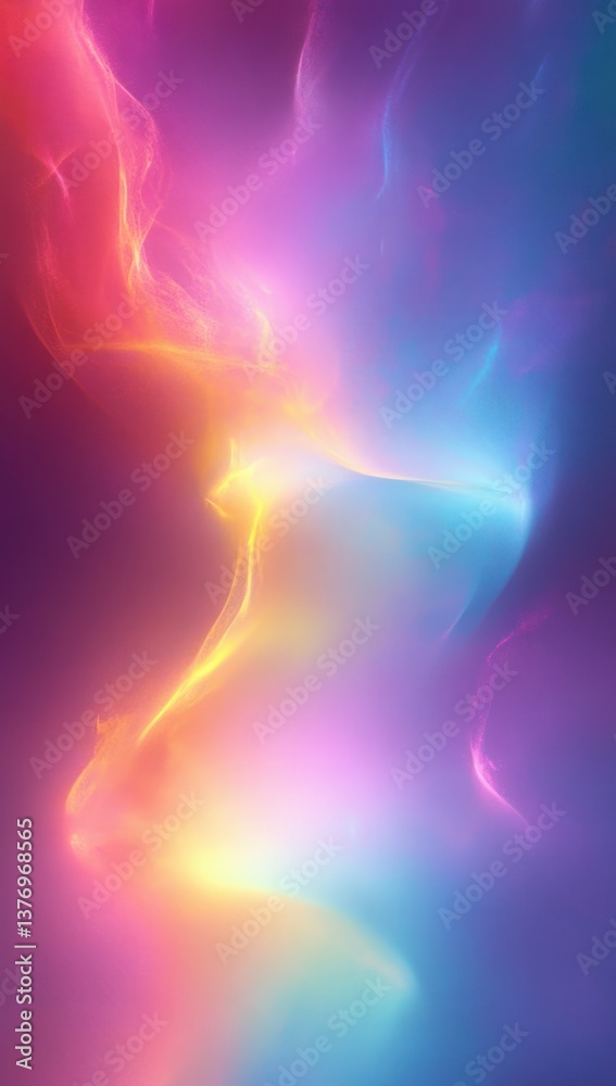Colorful Dreamy Abstract Gradient Background with Ethereal Light and Smooth Textures Colorful Dreamy Abstract Gradient Background with Ethereal Light and Smooth Textures