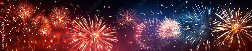 Fototapeta premium Independence Day in America 4th of July