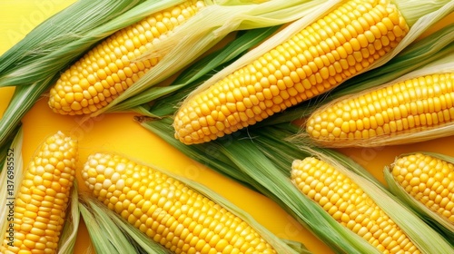 Golden Corn Cob - Fresh and Delicious photo