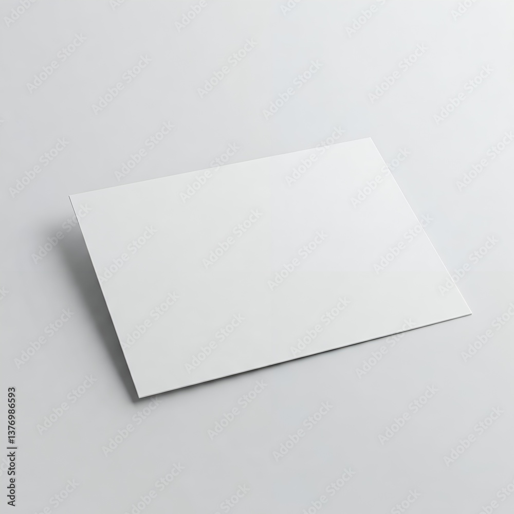 Horizontal white flyer mockup, angled view on a light background. Clean, minimalist design for showcasing your promotional content and announcements. Horizontal white flyer mockup, angled view on a light background. Clean, minimalist design for showcasing your promotional content and announcements.
