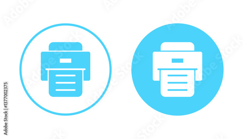 Print icon vector. printer sign and symbol