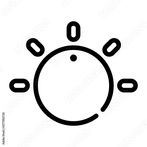 volume control line icon