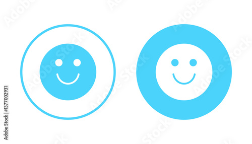 Smile icon vector. smile emoticon icon. feedback sign and symbol