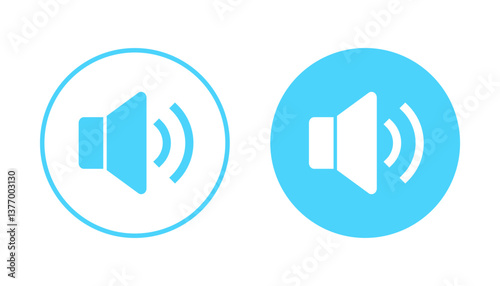 Speaker icon vector. volume sign and symbol. loudspeaker icon. sound symbol