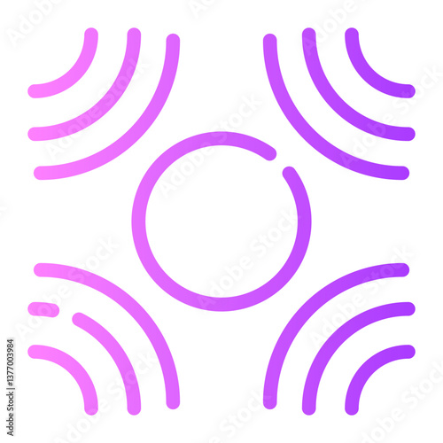 sound gradient icon