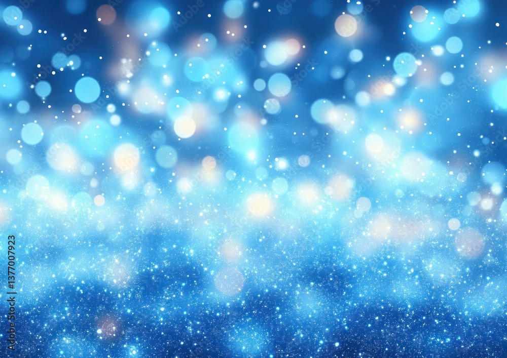 Glittery Hexagonal Background with Dreamy Bokeh and Ethereal Glow in Soft Sky Blue Glittery Hexagonal Background with Dreamy Bokeh and Ethereal Glow in Soft Sky Blue
