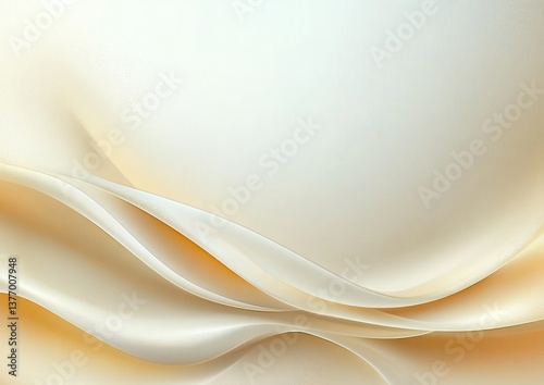 Elegant Curves Intersect Champagne Gold Frame Material