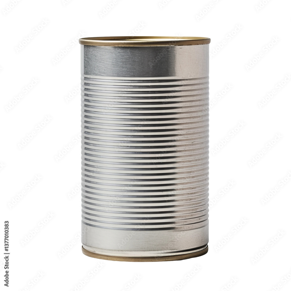 tin can on white background tin can on white background