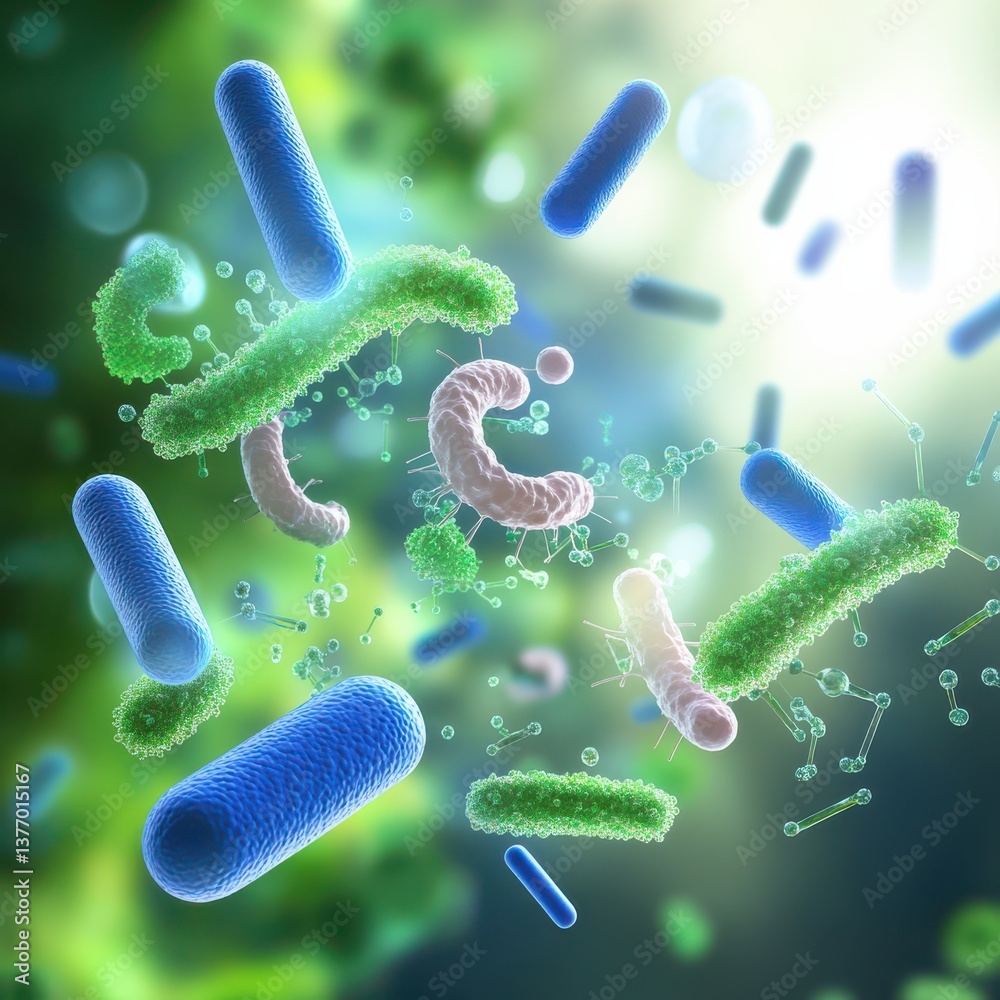 Bacterial genetic exchange through gigapixel standard imaging laboratory scientific illustration microbial environment close-up biology concept Bacterial genetic exchange through gigapixel standard imaging laboratory scientific illustration microbial environment close-up biology concept