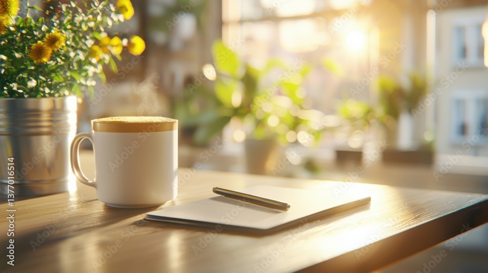 A minimalist and modern digital workspace featuring a tablet device and stylus, creating an efficient and organized work environment. A minimalist and modern digital workspace featuring a tablet device and stylus, creating an efficient and organized work environment.