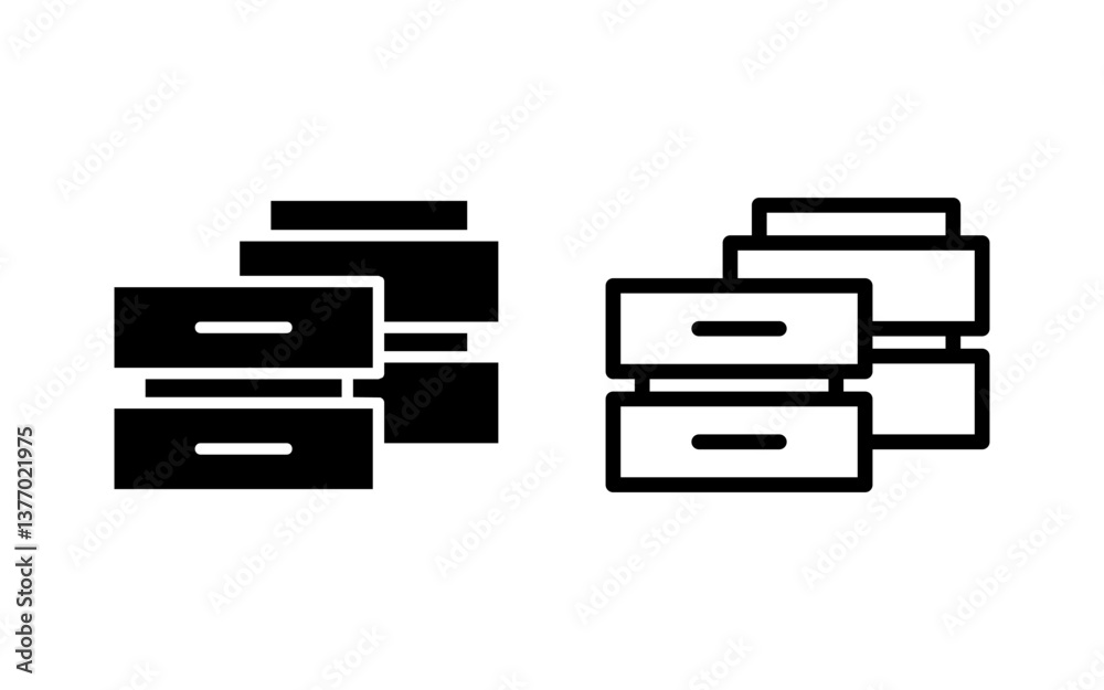 Database icon vector illustration. database sign and symbol Database icon vector illustration. database sign and symbol