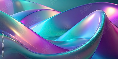 Abstract Iridescent Background
