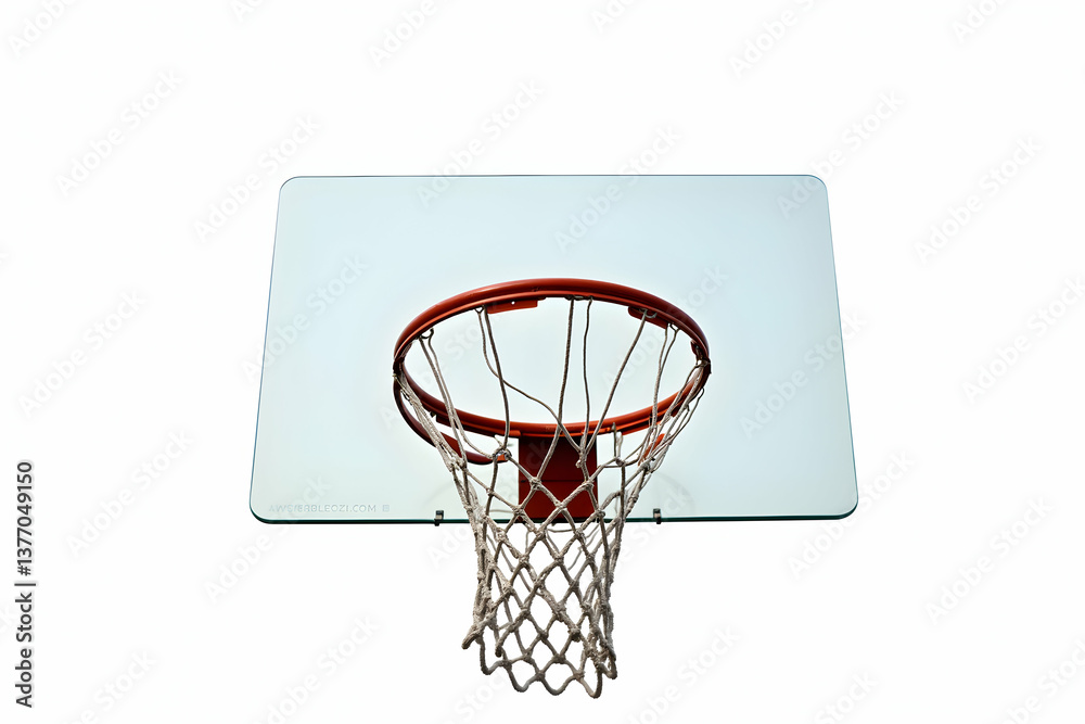 A captivating upward shot capturing a basketball hoop with a pristine white net, embodying the spirit of athleticism and the essence of competitive sports A captivating upward shot capturing a basketball hoop with a pristine white net, embodying the spirit of athleticism and the essence of competitive sports